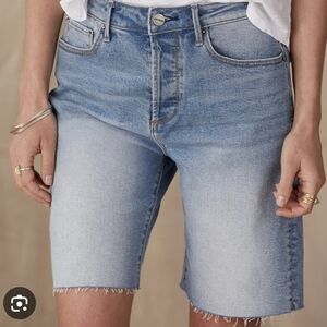 NWT DRIFTWOOD Tilly Bermuda Shorts-Vintage Blue